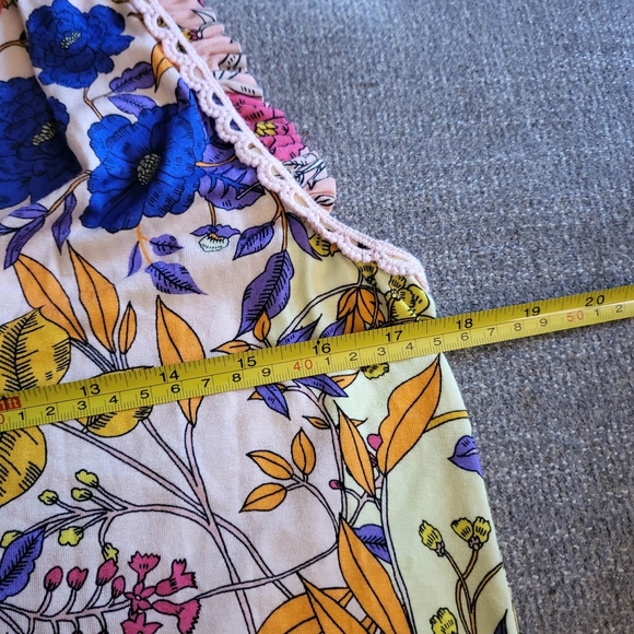 Hale Bob | High Neck / Halter Knit Blouse Tank | Floral | NWOT | Size XS - Picture 11 of 13